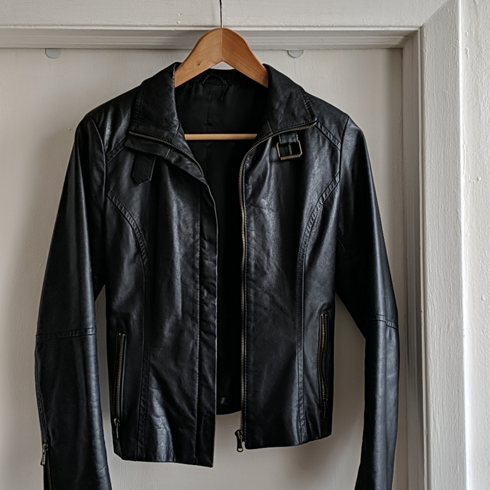 Leather jacket